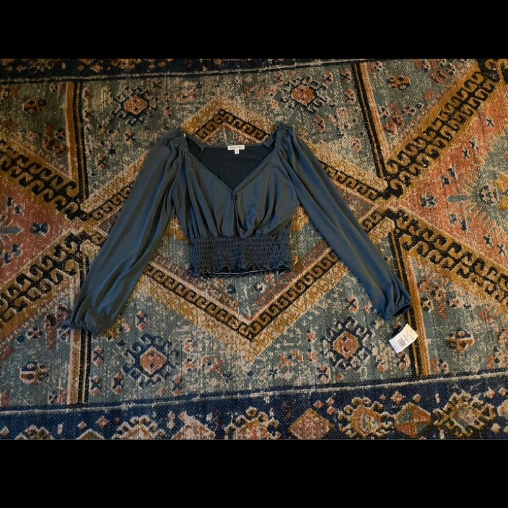 NEW Cropped Long Sleeve Top XS